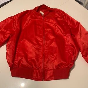 80s Dodge motor sports automotive satin bomber